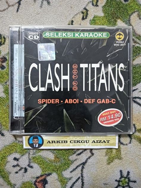 VCD MTV KARAOKE CLASH OF THE TITANS 1ST PRESS Hobbies Toys Music