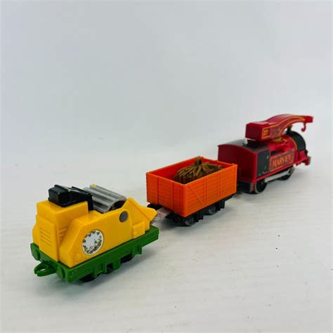 Thomas & Friends Harvey TrackMaster Train Engine Motorized + Crusher ...