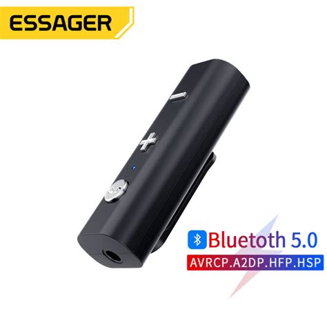 Essager Bluetooth 5 0 Receiver For 3 5mm Jack Earphone Wireless Adapter