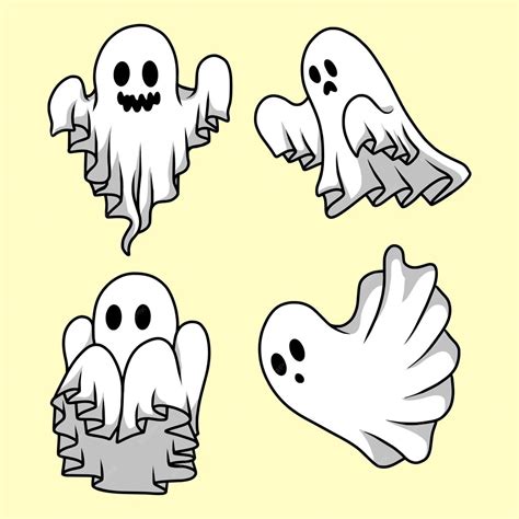 Premium Vector | Hand drawn ghost halloween