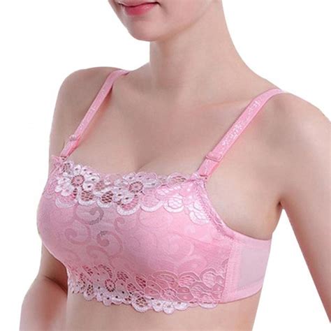 Saient Sexy Lace Bra Women Brassiere Padded Wire Free Push Up Bras