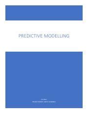 Predivtive Modeling By Irm Wani Converted Pdf Predictive Modelling