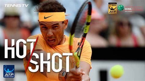 Hot Shot Nadal Hits Jaw Dropping Backhand Pass In Rome Final