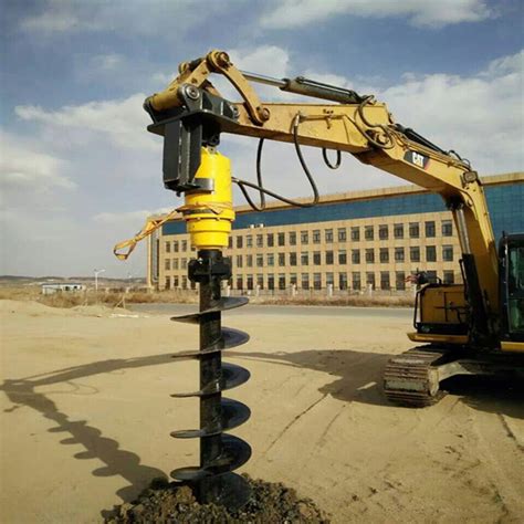 Hydraulic Earth Auger Auger Drive Construction Machinery Attachment