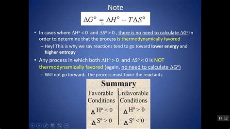 Gibbs Free Energy How to predict or calculate ΔG and determine if a