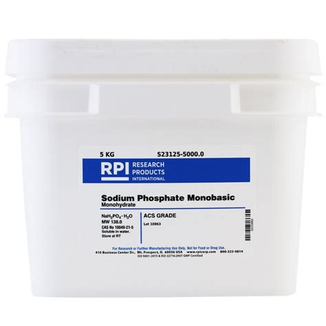 Research Products International Corp Sodium Phosphate Monobasic