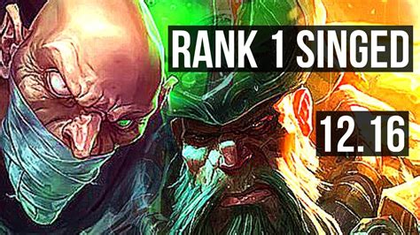 Singed Vs Gp Top Rank Singed Kr Challenger