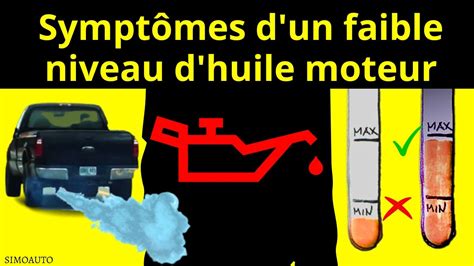 Les symptômes d un faible niveau d huile moteur SIMOAUTO YouTube