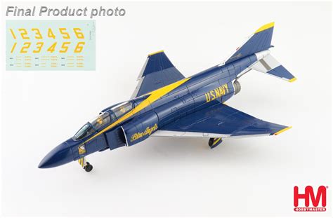 Hobbymaster Ha Mcdonnell Douglas F J Phantom Ii Us Blue An