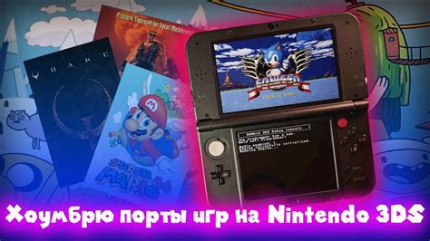 Хоумбрю порты игр на Nintendo 3ds Homebrew Ports Youtube