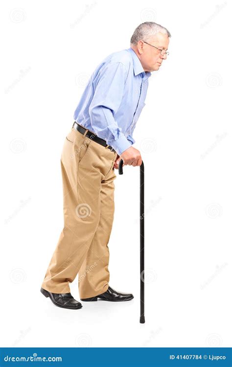 Old Man With Cane Funny