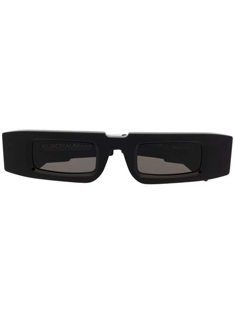 Kuboraum Rectangular Frame Sunglasses Farfetch