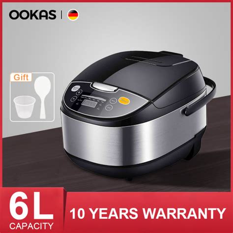 Ookas Stainless Rice Cooker L Standard Large Capacity Multifunctional