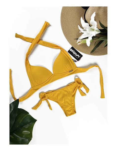 Queen Yellow PC LX LTD 408 Origami Bikini