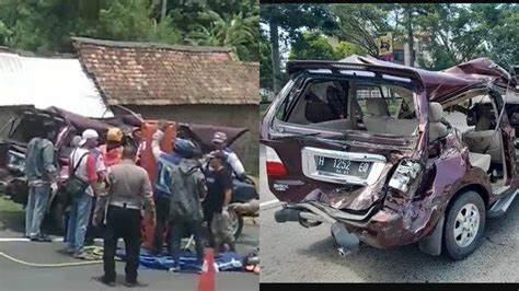 Kecelakaan Maut Tadi Siang 2 Orang Tewas Pajero Mendadak Pelan Di