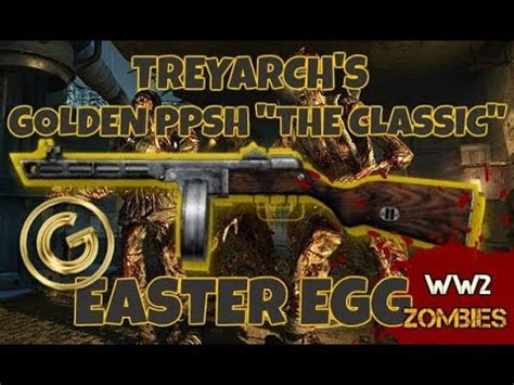 WW2 ZOMBIES MONEY BOWL EASTER EGG THE SECRET GOLDEN PPSH THE