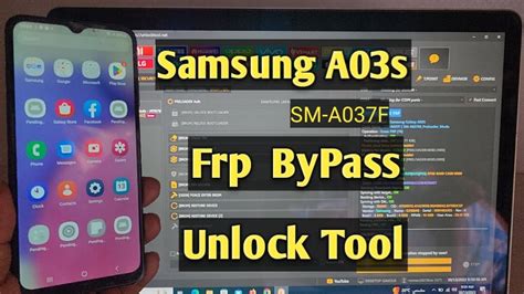 Samsung A03s Frp Bypass Unlock Tool Youtube