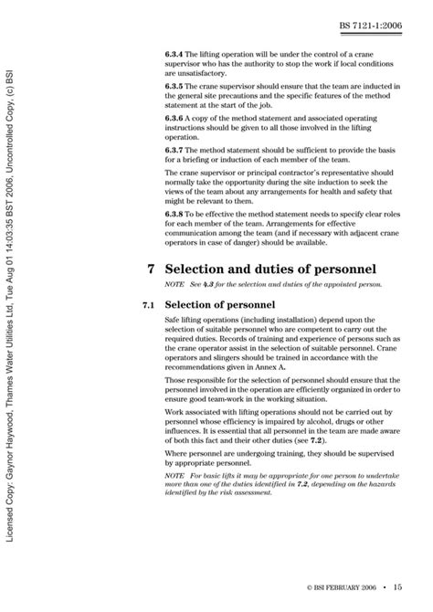 Bs 7121 1 Cranes General 06pdf