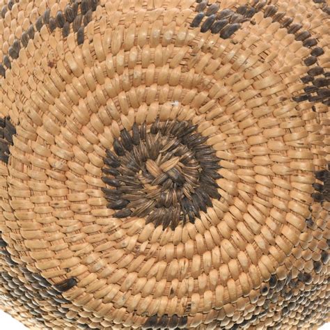 Vintage Pima Akimel Oodham Traditional Hand Woven Basket 46732