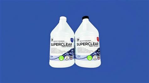 Superclear Table Top Epoxy Youtube