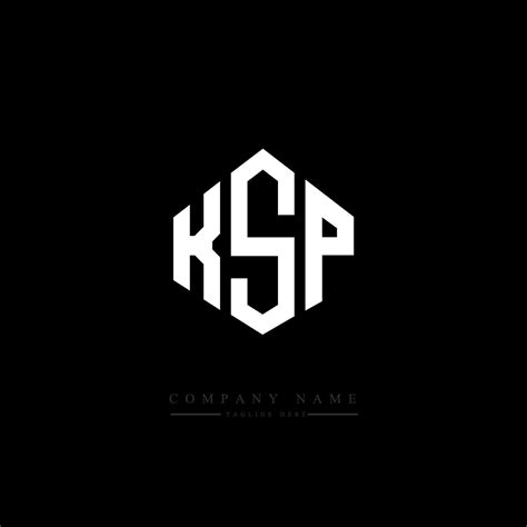 Ksp Letter Logo Design With Polygon Shape Ksp Polygon And Cube Shape