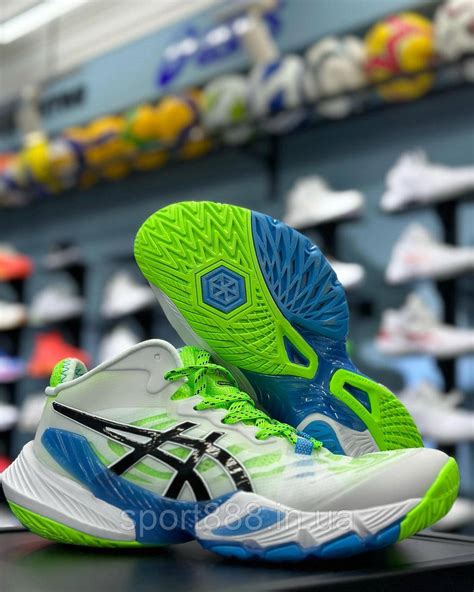 Волейбольные кроссовки зеленые Асикс Asics Metarise Tokyo размеры Eur36 ...
