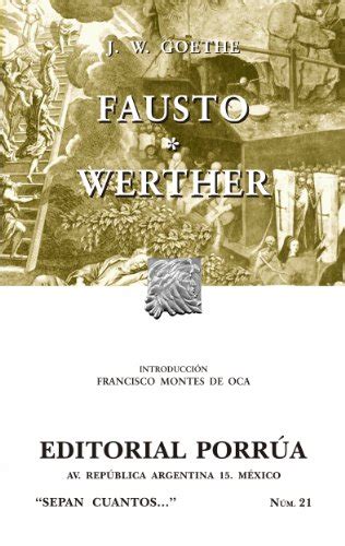 Fausto y Werther Colección Sepan Cuantos 021 Spanish Edition eBook