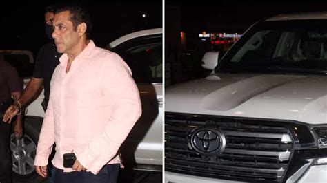 Salman Khan Gets Captured In Bullet Proof Car Worth Rs 15 Crores