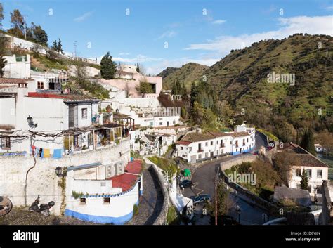 Sacromonte Granada Spain Famous For Its Cave Dwellings And As The