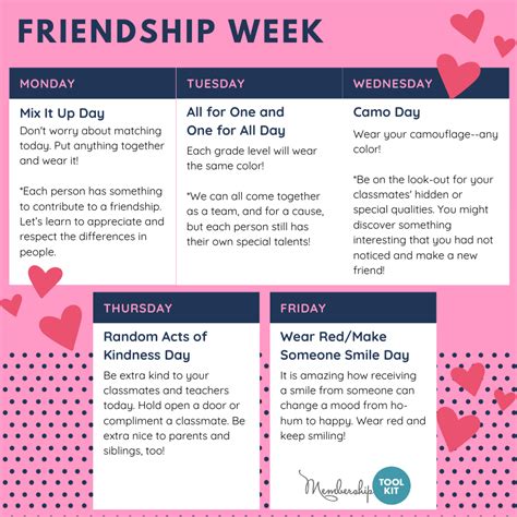 Celebrate Friendship Week Ideas For Room Parents Membership Toolkit