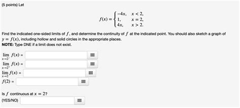 Solved 5 Points Let Fx 4x X