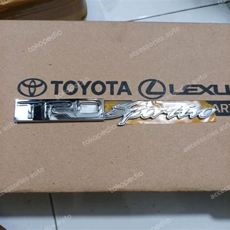 Jual Emblem Trd Sportivo Full Chrome Original Shopee Indonesia