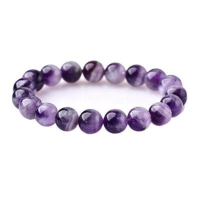 Amethyst Bracelet Beads Crystal Nacrystal