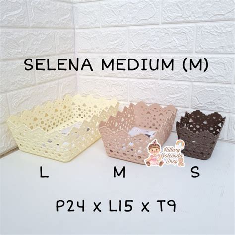 Jual Kerenjang Estetik Selena Medium M Keranjang Serbaguna Pc