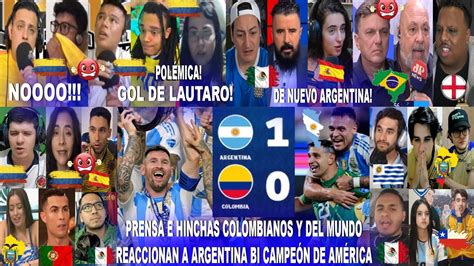 Prensa E Hinchas Colombianos Y Del Mundo A Argentina Colombia Con