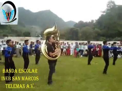 Banda Escolar INEB SAN MARCOS TELEMAN TEMA CARMEN YouTube