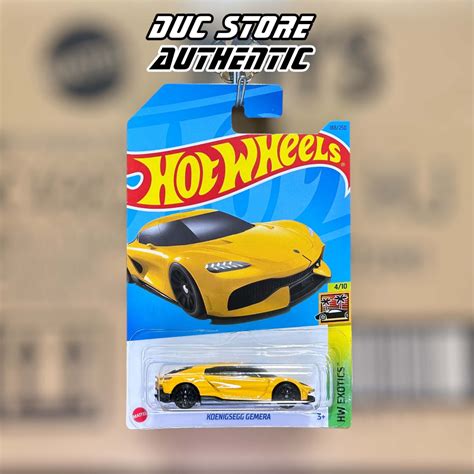 ducstore Xe mô hình HKH Hot Wheels Koenigsegg Gemera Egg Yolk Shopee Việt Nam