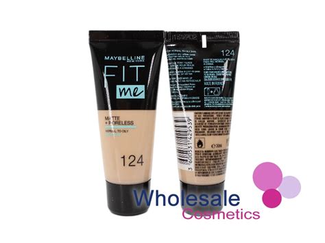 6 X Maybelline Fit Me Matte And Poreless Liquid Foundation 124 Soft Sand