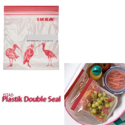 Promo IKEA ISTAD Kantong Plastik Makanan Double Sealer Plastik