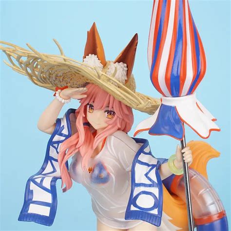 38cm New Anime Fategrand Order Fgo Sexy Fox Wife Swimsuit Tamamo No Mae 5 Stars Caster Pvc