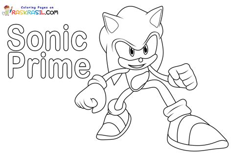 Dibujos De Sonic Prime Para Colorear