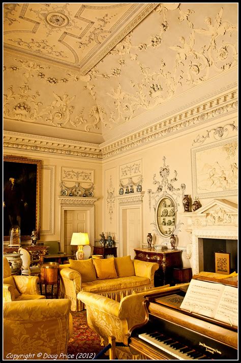 Wallington Hall Sitting Room Manor House Interior Manor Interior