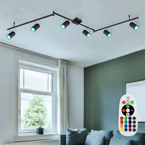 Spot Led Sans Fil avec Telecommande RGB Dimmable Eclairage LED à led a