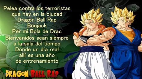 Porta Dragon Ball Rap Con Letra YouTube