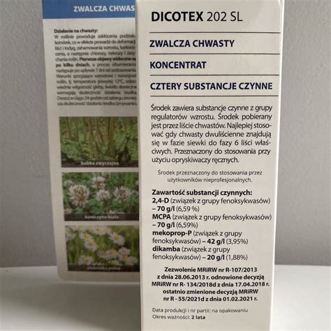 Dicotex 202 SL Zwalcza Chwasty Na Trawniku 50 Ml Target Sklep Dla