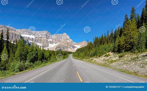 Road Trip In The Rocky Mountains Canada Stock Image Image Of Forest