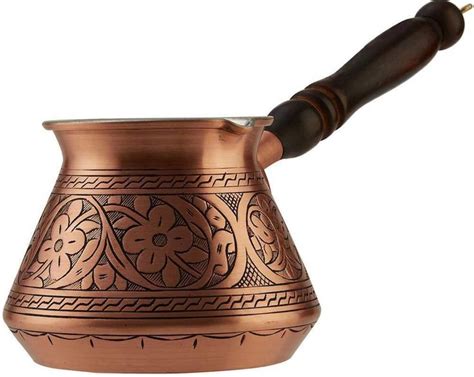 Copperbull Thickest Solid Hammered Copper Turkish Greek Arabic Coffee