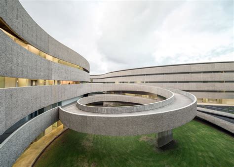 Corduroy Textured Concrete Wrap Gpy Arquitectos Art School In Tenerife