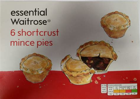 2019 Review Waitrose Essential Shortcrust Mince Pie Mince Pie Club