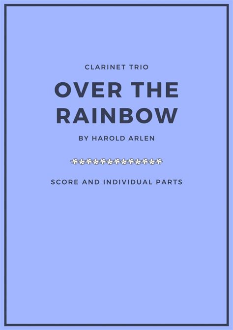 Over The Rainbow Arr Douglas Wattson Sheet Music Judy Garland